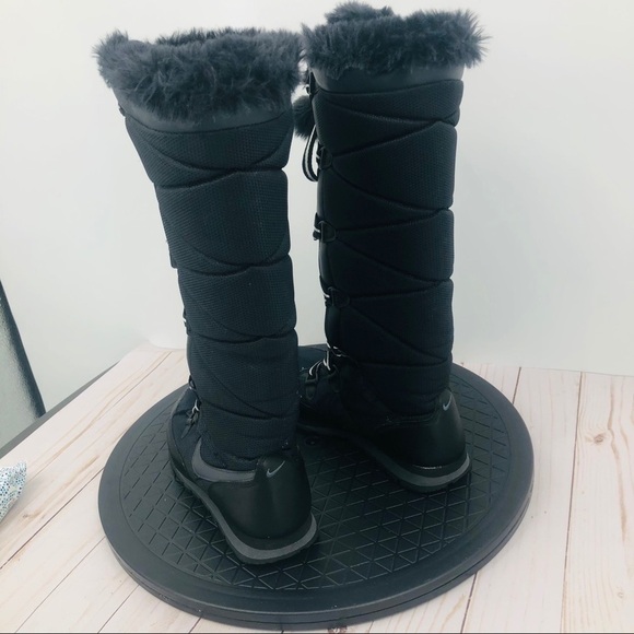 Nike women’s hi 3 Black‎ winter lace up boots 6 - Picture 7 of 11